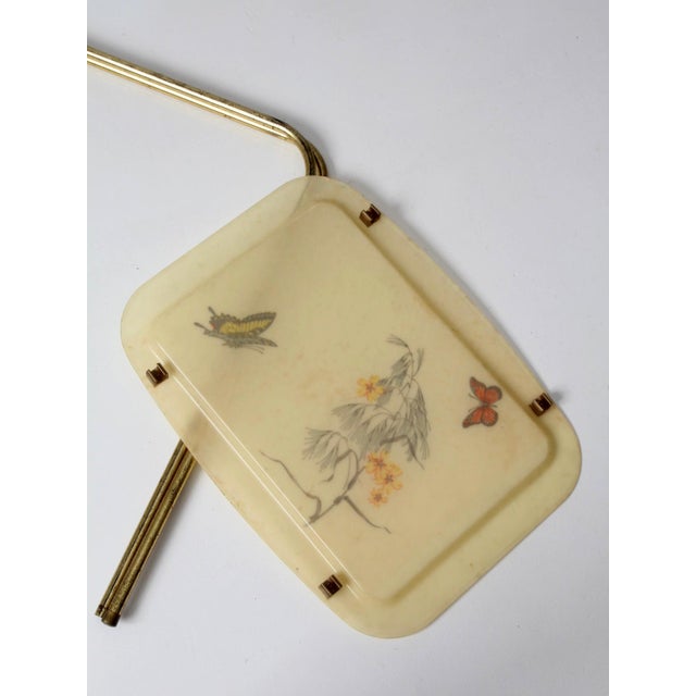 Mid-Century Folding Tv Tray Table With Butterfly Motif For Sale - Image 18 of 18