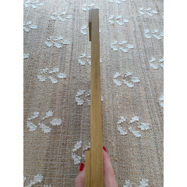 Folk Art Vintage Wooden Country Folk Art Heart Rectangle Mirror For Sale - Image 3 of 8