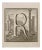 Luigi Vanvitelli, Letter R, Etching, 18th Century For Sale