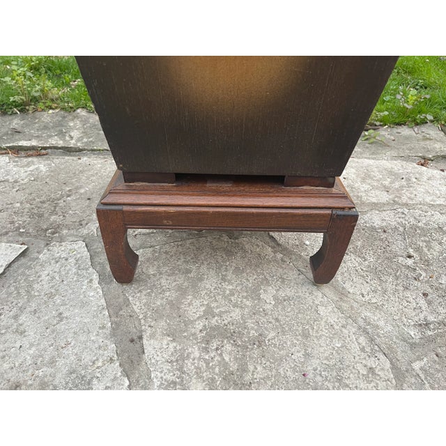 Asian Modern Chinoiserie MCM Storage Piece in the Manner of James Mont For Sale - Image 9 of 12