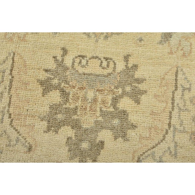 Ziegler Runner 2'7'' X 8'10'' Beige Wool Hand-Knotted Oriental Rug For Sale - Image 4 of 12