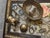 1980s Vintage Framed Brass Assemblage Wall Decor For Sale - Image 5 of 16