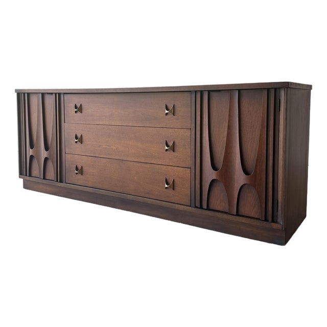 Mid Century Modern Brasilia Server by Broyhill For Sale