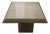 1980s Stone International Italy Travertine Pedestal Side Tables Set of 2 For Sale