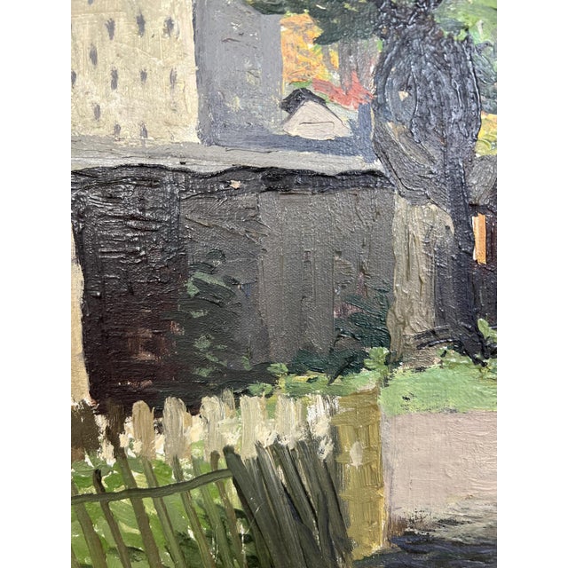 Harry Urban, Un village à Genève, Oil on Canvas For Sale - Image 9 of 12