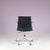 Vitra Desk Chair Model EA118 in Chrome Base with Black Hopsack Upholstery and Aluminium Armrests by Charles & Ray Eames for Vitra, Germany, 2000s For Sale - Image 4 of 16