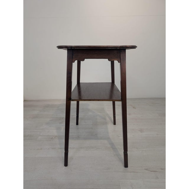 Antique Side Table in Mahogany For Sale - Image 4 of 12