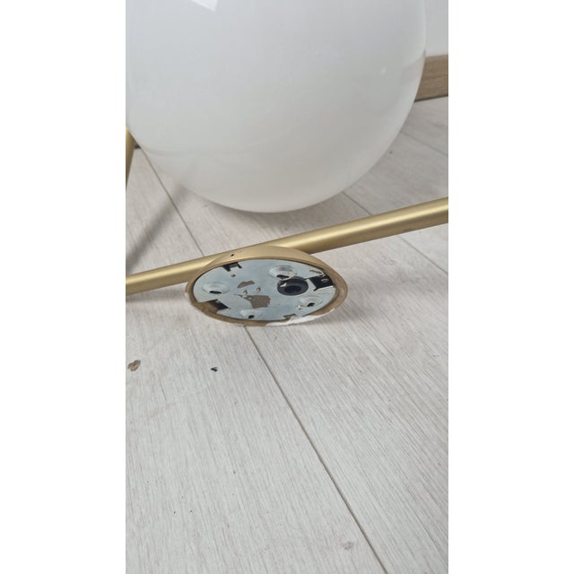 Vintage Wall Lamp in Brass with Glass Sphere by Michael Anastassiades for Flos, 2010s For Sale - Image 6 of 9