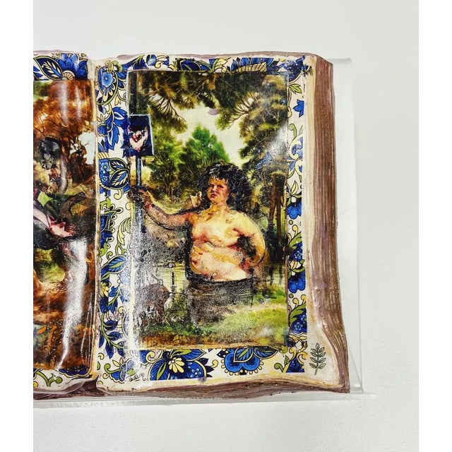 The Books of Hours are ceramic open books, inspired by manuscripts of medieval monks. Each work is unique and is a...