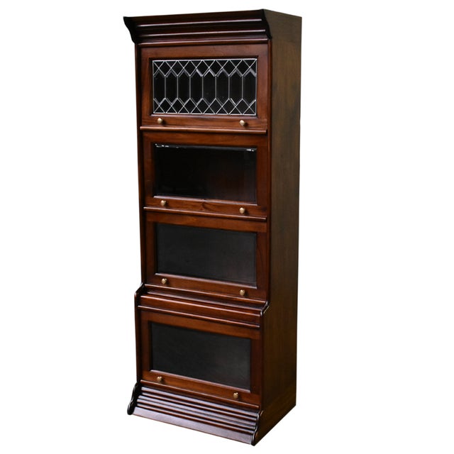 Brown Legacy 5 Stack Barrister Bookcase - Brown Walnut For Sale - Image 8 of 10