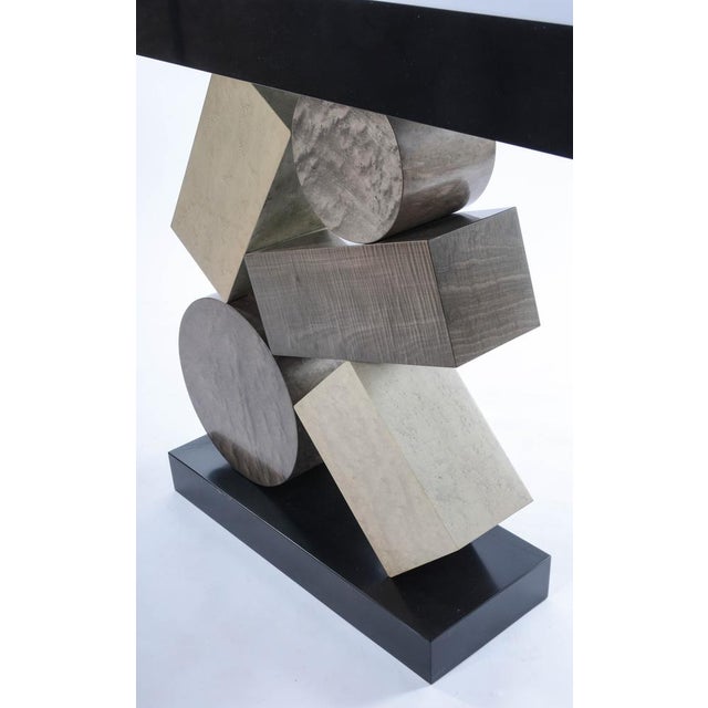 Grey and Black Stack Console by Aymeric Lefort For Sale - Image 16 of 18