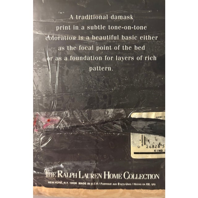 Ralph Lauren Home AVERY (DAMASK) A traditional damask print in a subtle tone on tone coloration is subtly sophisticated,...