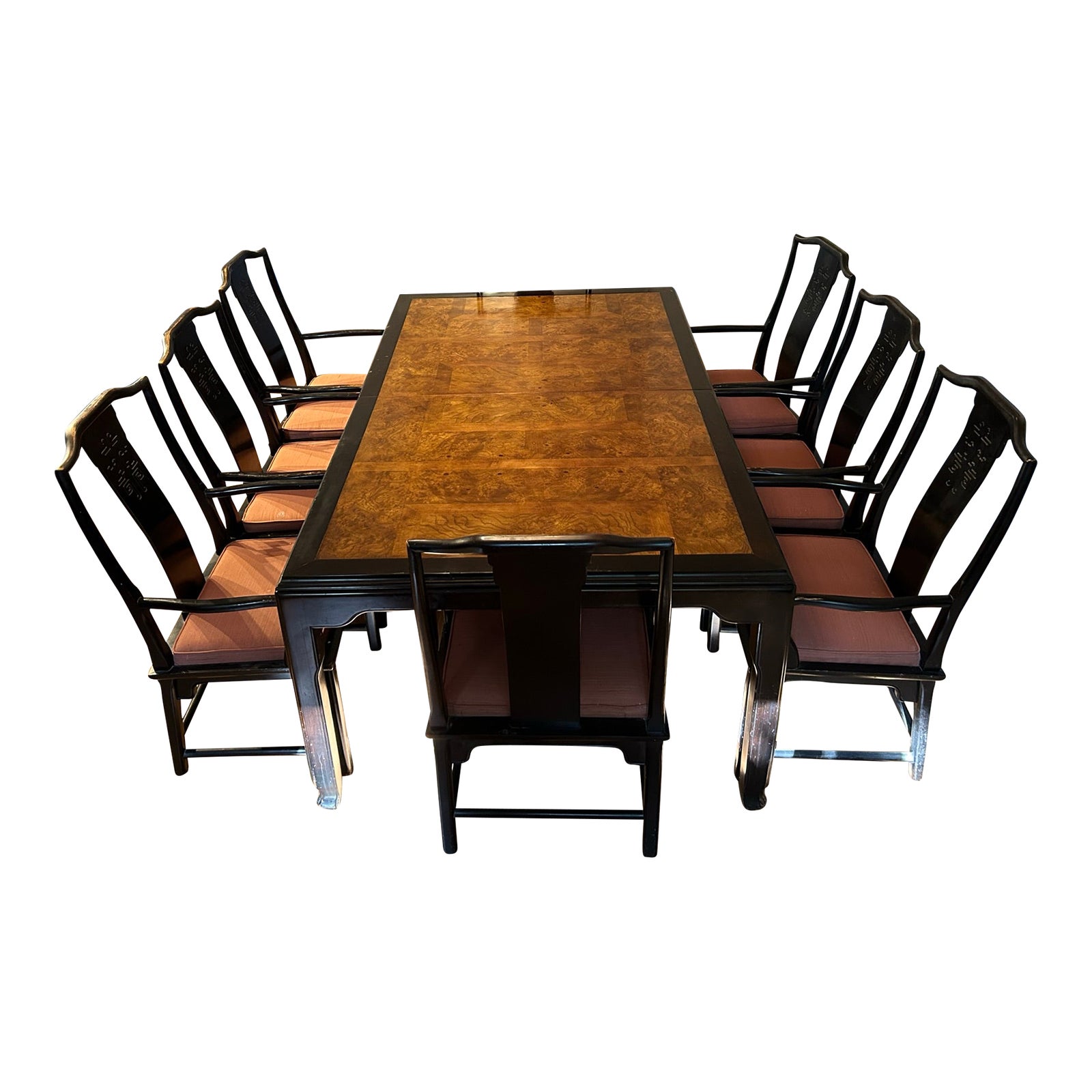 1970s Century Furniture Dining Set by Raymond Sobota Set of 11 Chairish