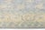 Cream Contemporary Hand-Knotted Oushak-Style Wool Area Rug in Slate Blue and Cream For Sale - Image 8 of 12