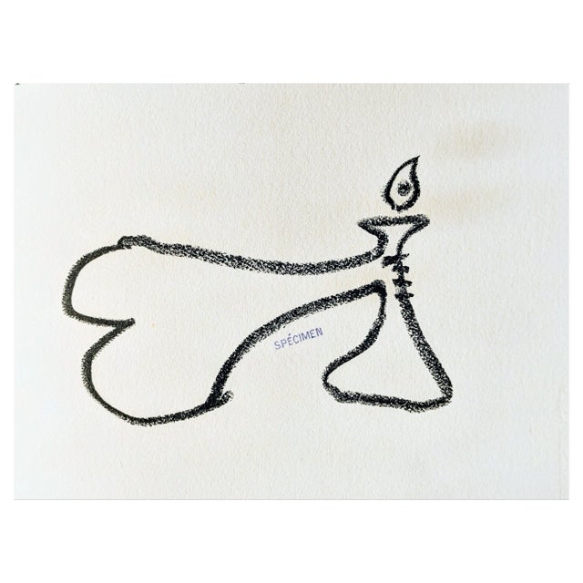 Pablo Picasso, Untitled Composition, 1962, Original Lithograph For Sale