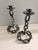 Mid 20th century Illusionistic Brutalist Chain Link Candlesticks - A Pair For Sale In Miami - Image 6 of 10