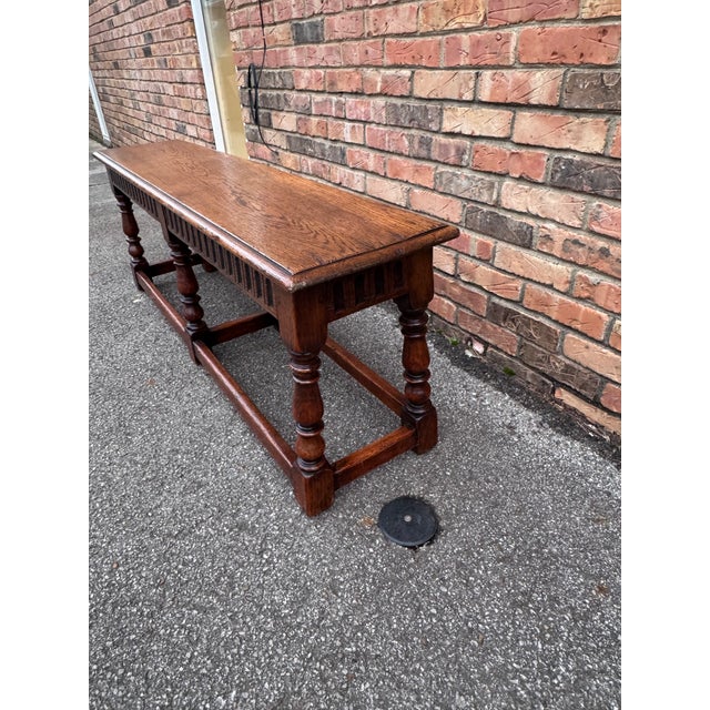 19th Century Antique English Bench For Sale In Nashville - Image 6 of 12