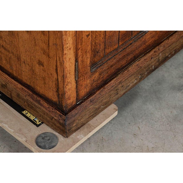Large 19th Century Glazed Oak Bookcase Cabinet, 1870s For Sale - Image 14 of 17