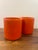 Rare pair of vintage Gainey Ceramics AC-8 architectural planters, produced in California during the Mid-Century Modern...