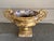 Vintage Large French Baroque Cast Metal Polychrome Water Gilt Vase Jardiniére For Sale - Image 10 of 13