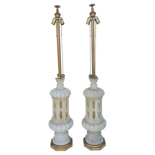 1960s Marble Lamps Made in Italy - a Pair For Sale - Image 13 of 13