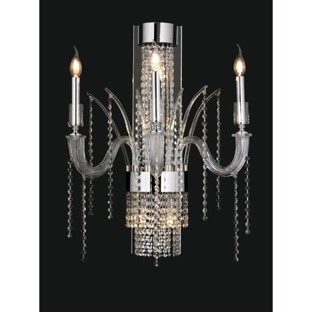 Gold Collection Regina Di Cristallo Wall Lamp by Jago For Sale - Image 8 of 10