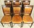 A set of six French leather dining chairs daiting form the middle of the 20th century. They are in excellent as found...