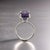 Natural Amethyst Diamond Ring 6.5 14k White Gold 7.67 TCW Certified For Sale - Image 15 of 15