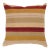 Arteverk Handwoven Reversible Wool Kilim Floor Pillow — Gold & Red Tribal Kilim (29") For Sale