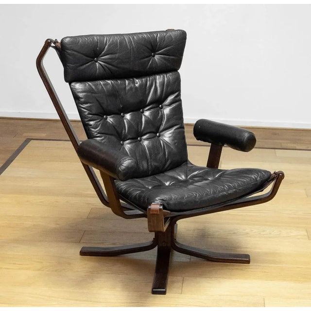 1970s Vintage Superstar Lounge Chair by Sigurd Ressell for Trygg Mobler, 1970s For Sale - Image 5 of 9