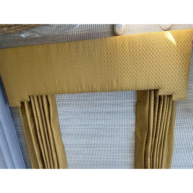 The House of Scalamandre Pair of Custom Scalamandré Window Treatments For Sale - Image 4 of 12