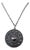Vintage 1970s Signed Napier Silvertone Round Horoscope Pendant Necklace For Sale