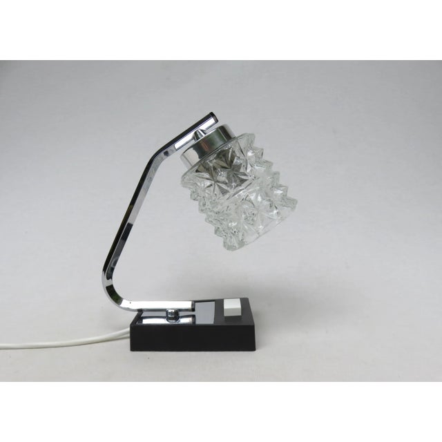 Chrome-Plated and Clear Bubble Glass Table Lamps from Richard Essig, 1960s, Set of 2 For Sale - Image 18 of 18