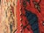 Antique Bakshaish Carpet, Oriental Persian Handmade in Brown, Blue and Red For Sale - Image 17 of 18