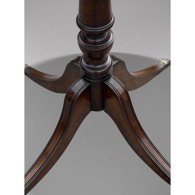 Metal Mahogany Drum Table, Late 19th Century For Sale - Image 7 of 12