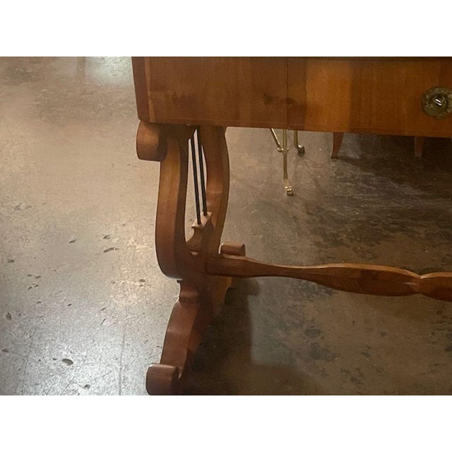 Wood 19th C. German Walnut Writing Table For Sale - Image 7 of 8