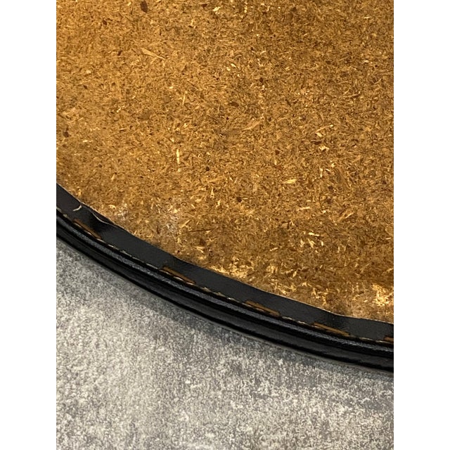 Vintage Bauhaus Style Chrome and Black Imitation Leather Side Table, 1970s For Sale - Image 13 of 18