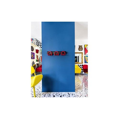 Treposti 993 Wall-Mounted Coat Racks by Barbieri E Marianelli for Rexite, Set of 3, in Good conditions. Designed 1970 to 1979