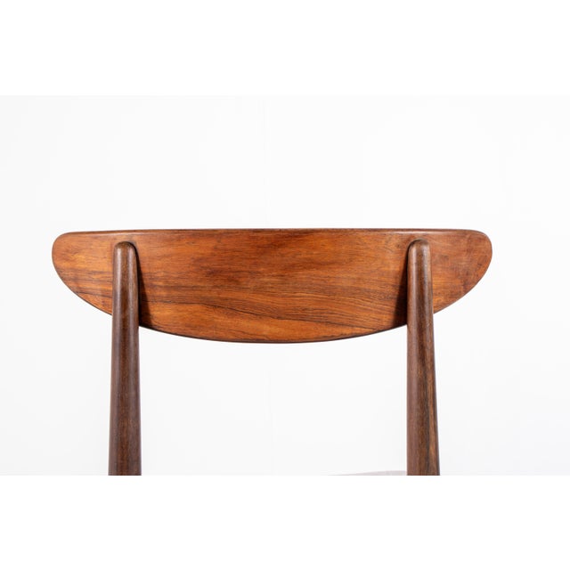Vintage Danish Rosewood Dining Chairs, 1960s, Set of 6 For Sale - Image 10 of 13