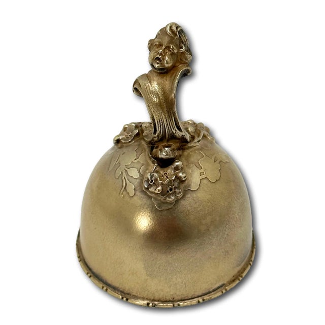 This Really is a Beautiful and Very Fine Quality Antique American Sterling Silver Dinner Bell. It Comes From Tail End of...