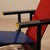 Early Red and Blue Chair by Gerrit Rietveld for Cassina, Italy, 1970s For Sale - Image 6 of 11