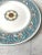 English Wedgwood Florentine Dinner Plate, 10.75", Turquoise, Vintage For Sale - Image 3 of 5