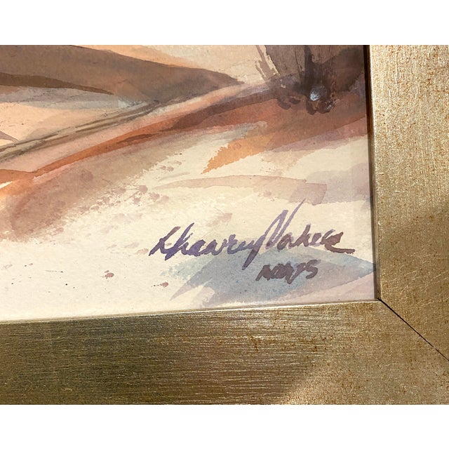 Mid 20th Century Dorothy Lawrey Vorhees Original Painting New Mexico Mountain Landscape Southwest For Sale In San Francisco - Image 6 of 11
