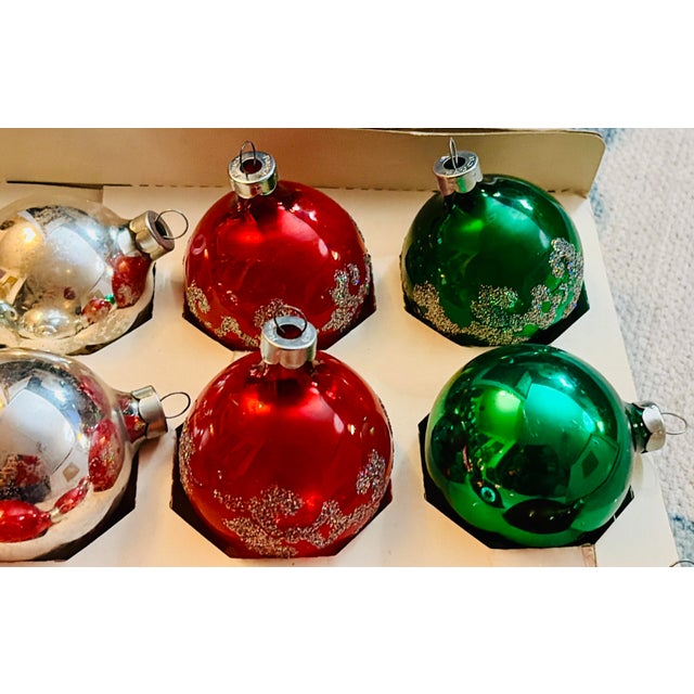 Vintage Mercury Glass Tree Ornaments - Set of 15 For Sale - Image 4 of 11