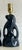 Midcentury Abstract Black Glazed Ceramic Boudoir Lamps - a Pair For Sale - Image 10 of 12