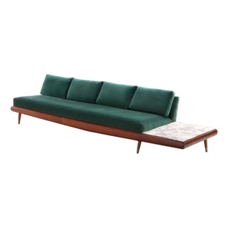 Mid-Century Modern Platform Sofa Attributed to Adrian Pearsall for Craft Associates, C. 1960. For Sale