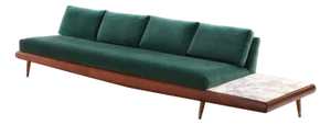 Mid-Century Modern Platform Sofa Attributed to Adrian Pearsall for Craft Associates, C. 1960.