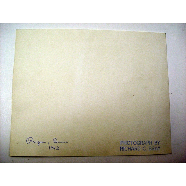 1962 Rangoon Burma photograph of gondola by Richard C. Bray (1929-1993), a biochemist and photographer. The Artist...