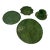 1960’s Pat Young Handmade Original Leafy Green Place Setting- 5 Pieces For Sale