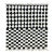 Black Checkered Wool Rug - 9.8 X 8.5 Ft For Sale